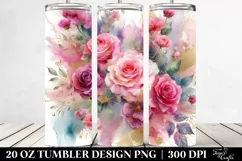 Vibrant Pink Roses | 20 oz Tumbler Product Image 2