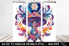 Magical Celestial Mushroom Clipart 20 Oz Tumbler Product Image 2