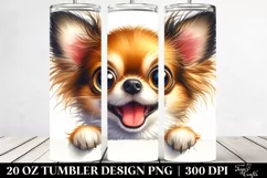 Funny Crazy Looking Chihuahua | 20 Oz Tumbler Product Image 2
