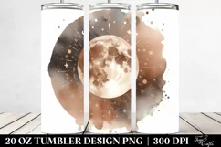 Simple Vintage Moon | 20 Oz Tumbler Product Image 2