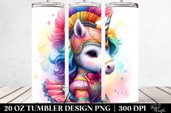 Pastel Baby Unicorn Volta Outfit. 20 Oz Tumbler Design Product Image 2