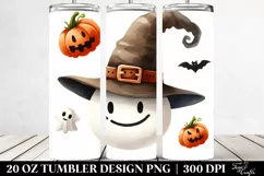 Halloween Moon Candle 20 Oz Tumbler Product Image 2
