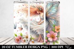 Fairy Tumbling with Spring Petals | 20 Oz Tumbler Product Image 2
