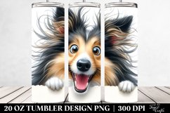 Crazy Collie Smiling | 20 Oz Tumbler Product Image 2