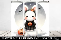 Creepy Baby Rabbit Halloween PNG Product Image 2