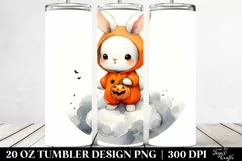 Creepy Baby Rabbit Halloween PNG Product Image 2