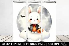 Creepy Baby Rabbit Halloween PNG Product Image 2