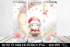 Pastel Cute Santa | 20 oz Tumbler Product Image 2