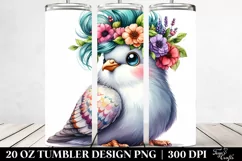 Cool Baby Dove |20 oz Tumbler Product Image 2