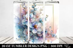 Shiny Delphinium | 20 oz Tumbler Product Image 2