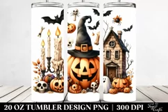 Candle in Watercolor 20 Oz Tumbler Product Image 2