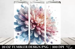 Glossy Chrysanthemum in Summer 20 Oz Tumbler Product Image 2