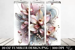 Glossy Orchid in Summer 20 Oz Tumbler Product Image 2