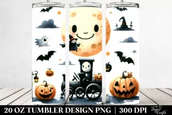 Halloween Moon Candle 20 Oz Tumbler Product Image 2