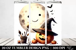 Halloween Moon Candle 20 Oz Tumbler Product Image 2