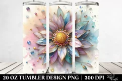 Shiny Sunflower in Summer 20 Oz Tumbler Product Image 2