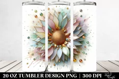 Shiny Sunflower in Summer 20 Oz Tumbler Product Image 2