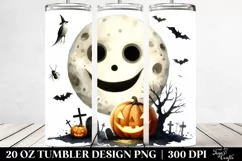 Halloween Moon Candle 20 Oz Tumbler Product Image 2