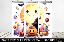 Halloween Moon Candle 20 Oz Tumbler Product Image 2