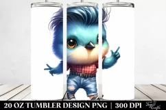 Expressive Baby Bird Dancing | 20 oz Tumbler Product Image 2