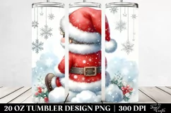 Vintage Santa Winter | 20 oz Tumbler Product Image 2