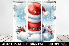Vintage Santa Winter | 20 oz Tumbler Product Image 2
