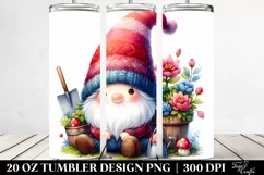 Colorful Watercolor Gnome | 20 oz Tumbler Product Image 2