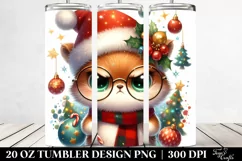 Cute Angry Character with es Clipart 20 Oz Tumbler Product Image 2