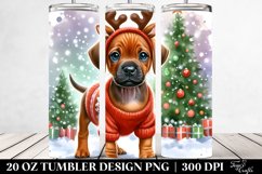 Winter Rhodesian Ridgeback, PNG Product Image 2