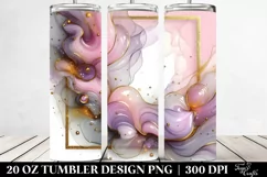 Pastel Shiny Lilac Clipart, Transparent 20 Oz Tumbler Product Image 2