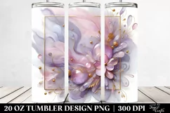 Pastel Shiny Lilac Clipart, Transparent 20 Oz Tumbler Product Image 2