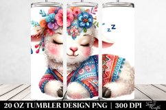 Colorful Boho Baby Lamb | 20 Oz Tumbler Product Image 2