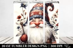 Vintage Smiling Gnome | 20 oz Tumbler Product Image 2