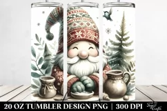 Vintage Smiling Gnome | 20 oz Tumbler Product Image 2