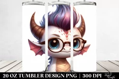 Proud Baby Dragon with es, PNG Product Image 2
