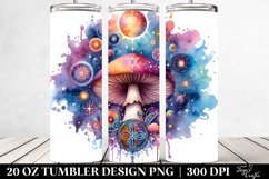 Vibrant Magical Celestial Mushroom 20 Oz Tumbler Product Image 2