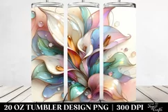 Glossy Calla Lily, Pastel 20 Oz Tumbler Product Image 2