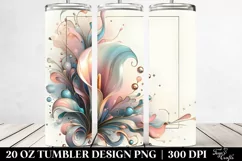 Bright Calla Lily, Pastel 20 Oz Tumbler Product Image 2