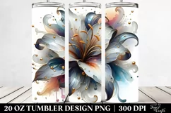 Glossy Lily Golden Insertions | 20 Oz Tumbler Product Image 2