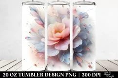Golden Carnation, Pastel 20 Oz Tumbler Product Image 2