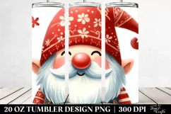 Retro Funny Gnome Design | 20 oz Tumbler Product Image 2