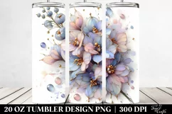 Shiny Delphinium, 20 Oz Tumbler Product Image 2