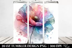 Glossy Poppy, 20 Oz Tumbler Product Image 2
