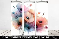 Luminous Poppy, 20 Oz Tumbler Product Image 2