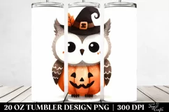 Halloween Owl Clipart 20 Oz Tumbler Product Image 2