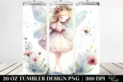 Whimsical Watercolor Fairy | 20 oz Tumbler Product Image 2