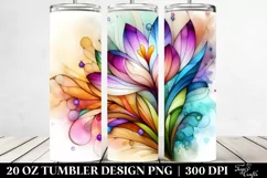 Wooden Small Crocus Sticker 20 Oz Tumbler Product Image 2