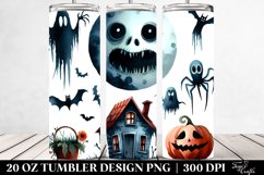 Halloween Nightmare Clipart 20 Oz Tumbler Product Image 2
