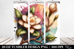 Gardenia Wooden Art | 20 Oz Tumbler Product Image 2