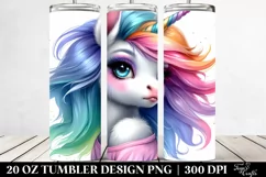 Baby Unicorn Poses 20 Oz Tumbler Product Image 2
